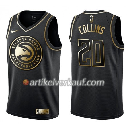 NBA Atlanta Hawks Trikot John Collins 20 Nike Schwarz Golden Edition Swingman - Herren
